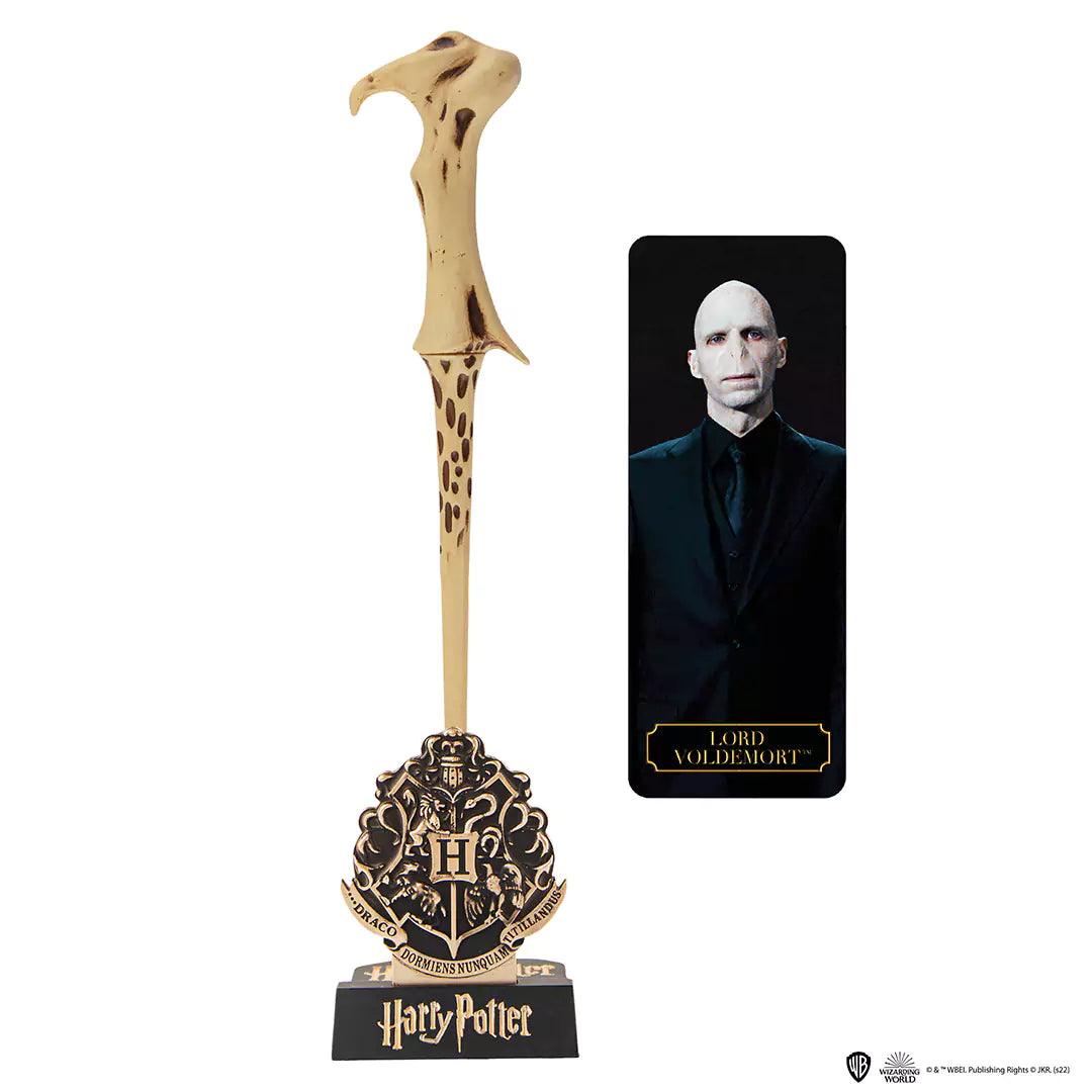 Penna-Bacchetta Harry Potter Con Supporto - Lord Voldemort - Magic Dreams Store