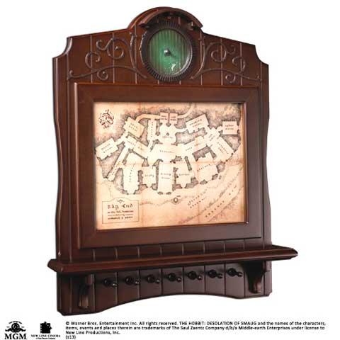 Signore Degli Anelli - Portachiavi Murale - Mappa di Casa Baggins Bag End - Magic Dreams Store