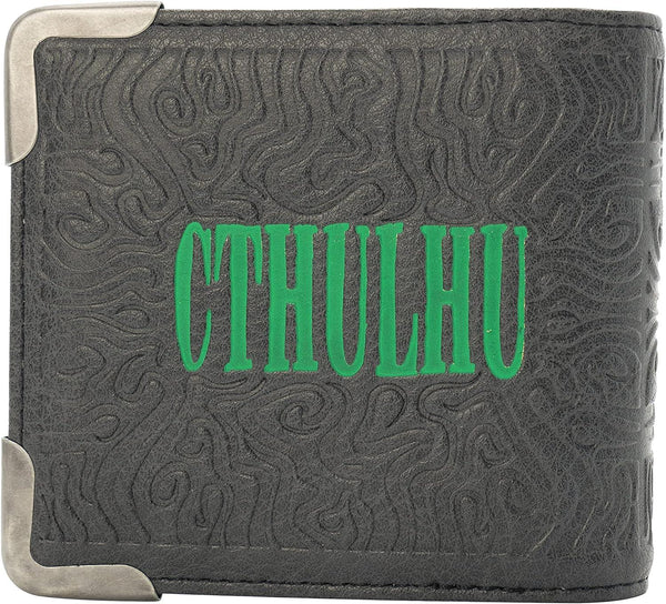 Portafoglio con portamonete Premium con inserti in metallo - CTHULHU - Magic Dreams Store