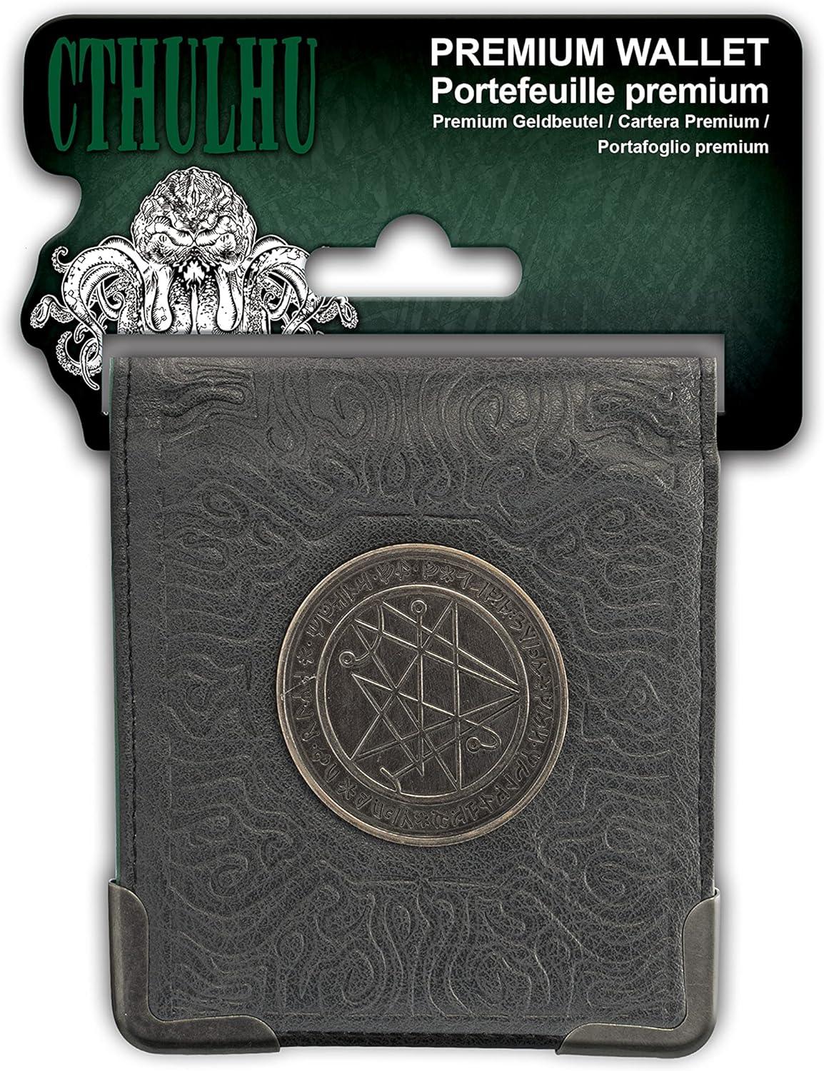 Portafoglio con portamonete Premium con inserti in metallo - CTHULHU - Magic Dreams Store