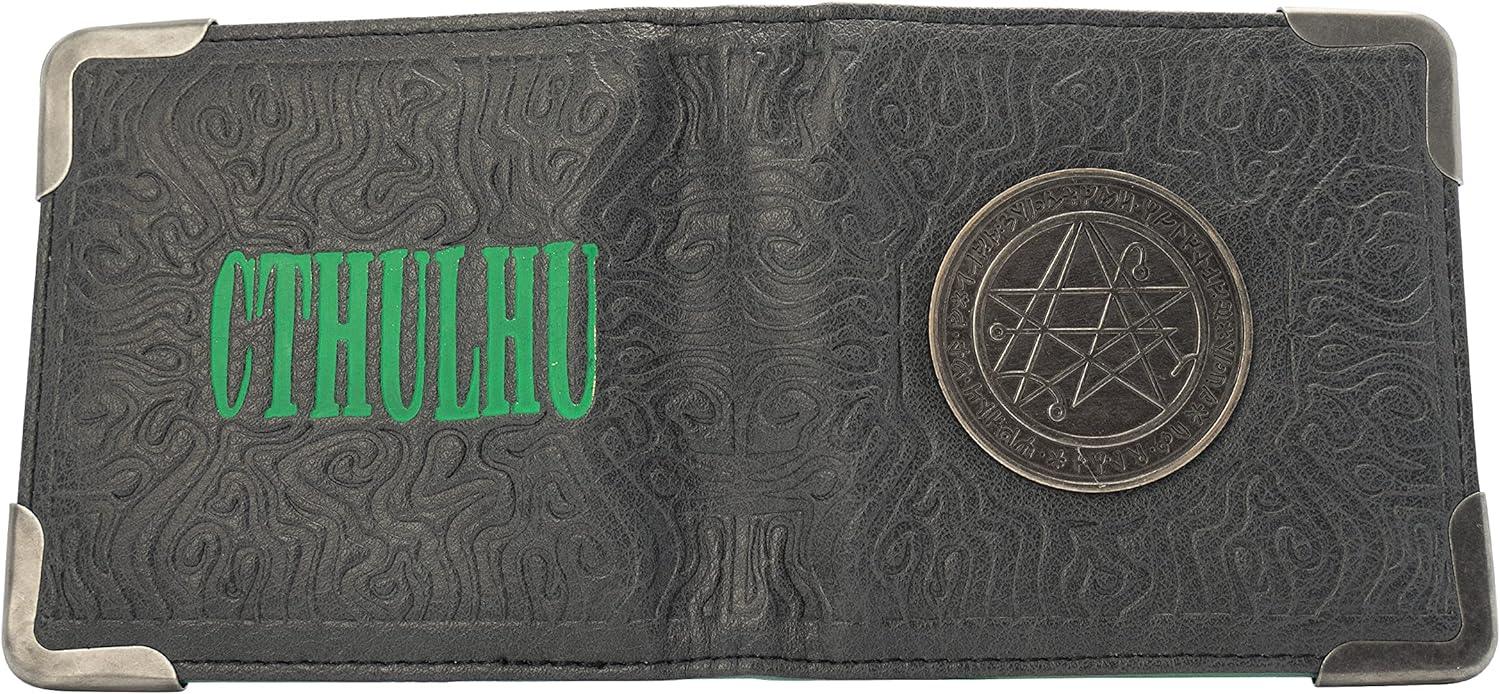 Portafoglio con portamonete Premium con inserti in metallo - CTHULHU - Magic Dreams Store