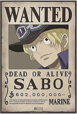 ONE PIECE - POSTER WANTED SABO NEW 52x38 cm - Magic Dreams Store