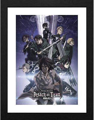 Poster the Final Season personaggi in cornice 30.5 x 40.6 cm - ATTACK ON TITAN - Magic Dreams Store