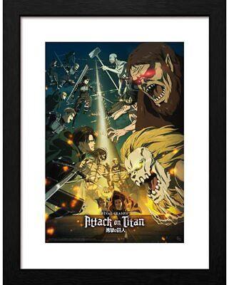 Poster the final season scontro in cornice 30.5 x 40.6 cm - ATTACK ON TITAN - Magic Dreams Store