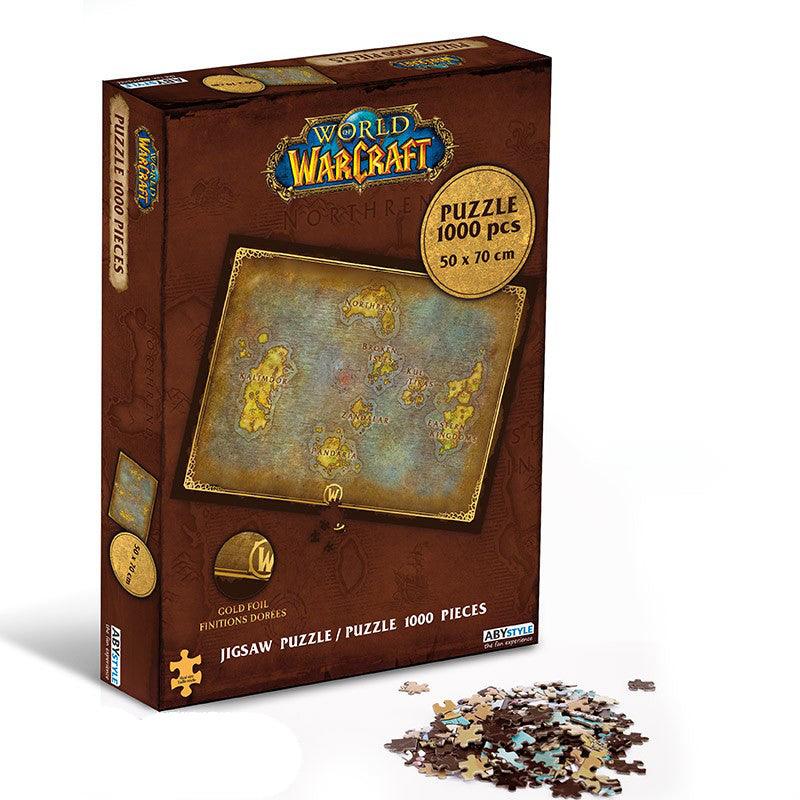 Puzzle Jigsaw 1000 pezzi - Azeroth's map - WORLD OF WARCRAFT - Magic Dreams Store