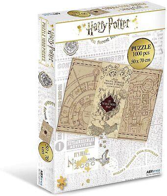 PUZZLE MAPPA DEL MALANDRINO 1000 PCS 50 x 70 CM - HARRY POTTER - Magic Dreams Store