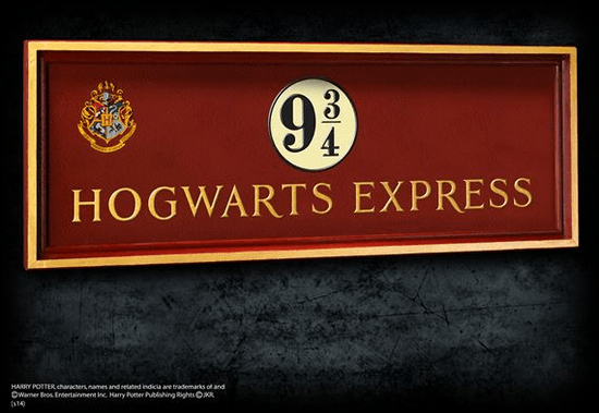 Quadro Hogwarts Express Sign - Harry Potter - Magic Dreams Store