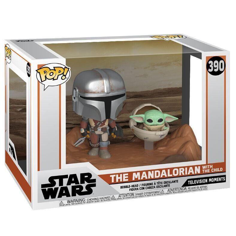 The Mandalorian: Funko Pop! Television - The Mandalorian with the child #390 - Magic Dreams Store