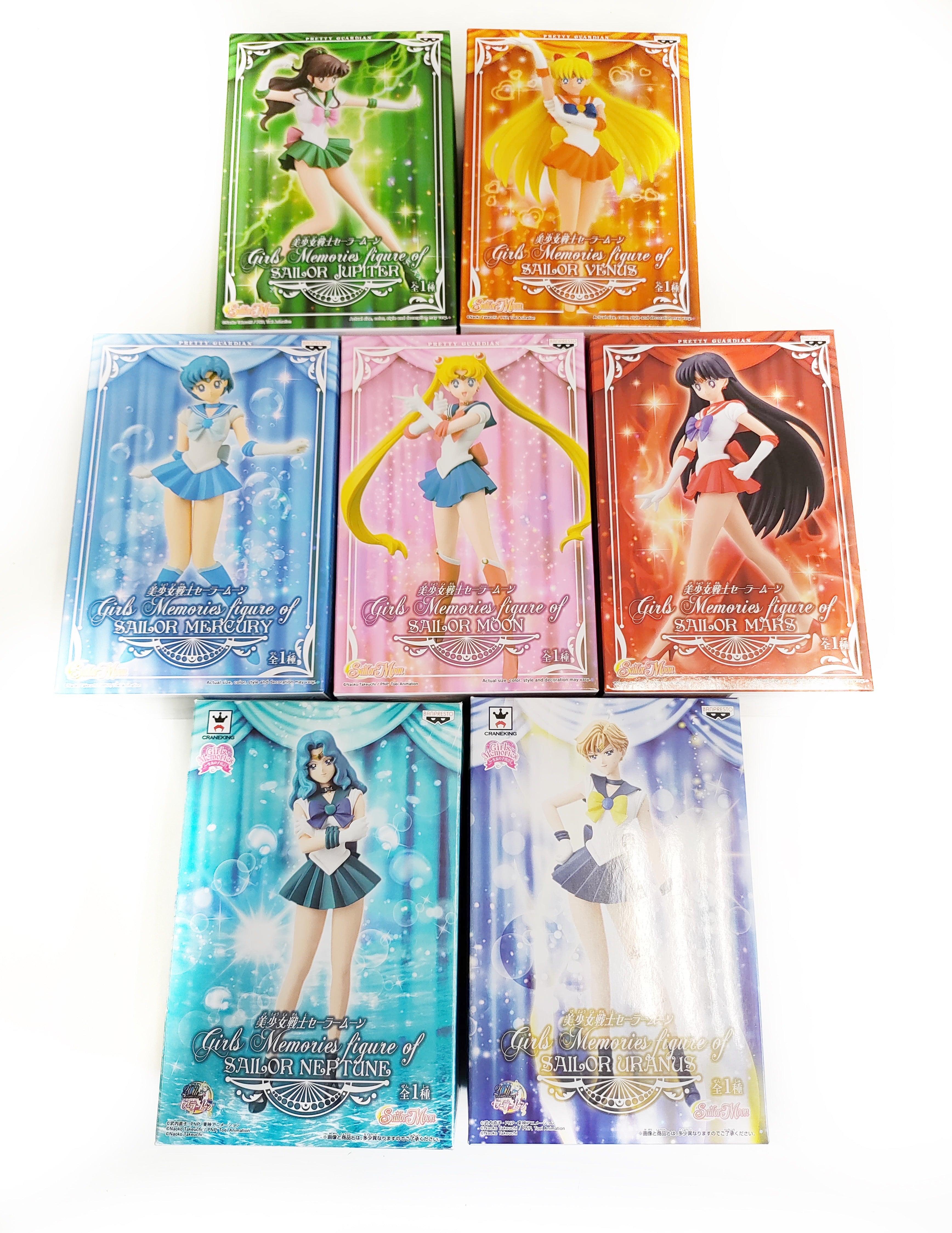 Figure Sailor Moon - Set Girls Memories 7 personaggi - SAILOR MOON - Magic Dreams Store