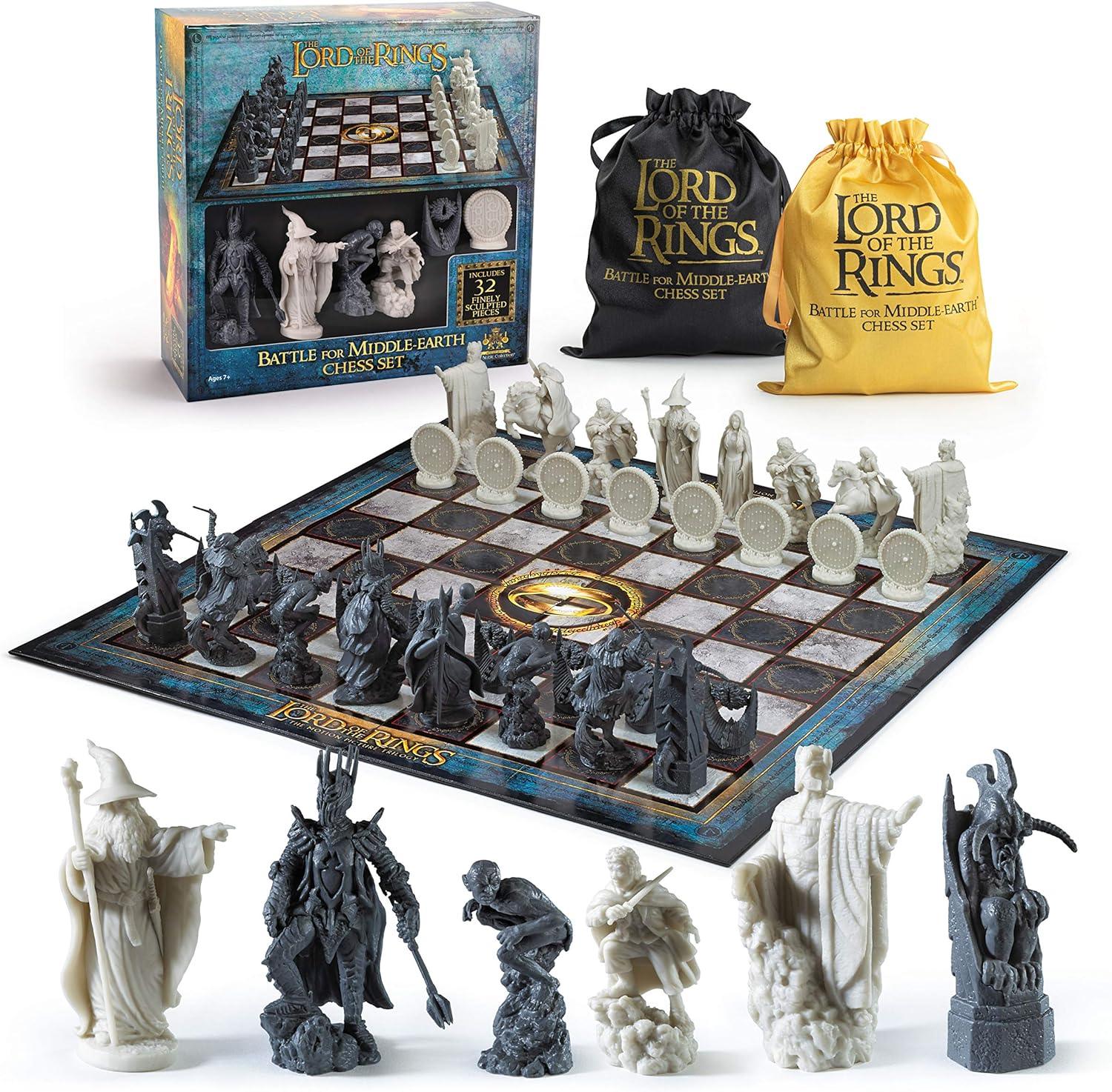 SCACCHIERA THE LORD OF THE RINGS - BATTLE FOR MIDDLE-EARTH CHESS SET - Magic Dreams Store