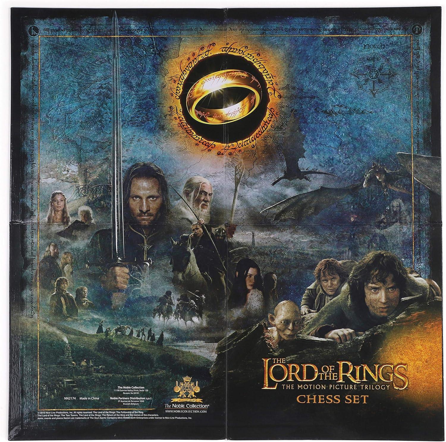 SCACCHIERA THE LORD OF THE RINGS - BATTLE FOR MIDDLE-EARTH CHESS SET - Magic Dreams Store