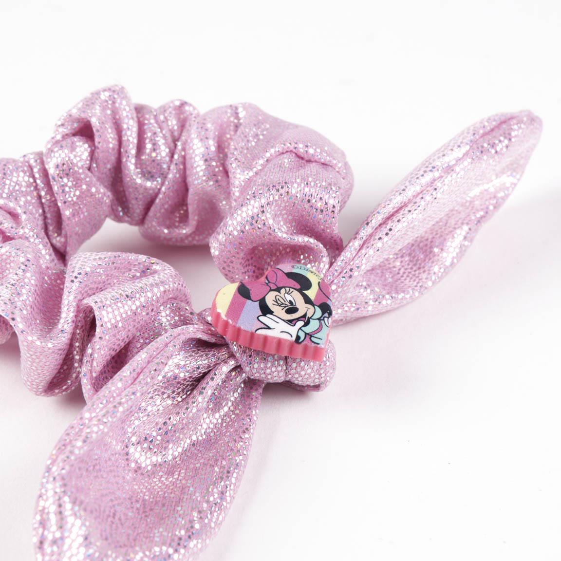 SET 3 ACCESSORI PER CAPELLI MINNIE: 2 MOLLETTE + 1 ELASTICO PER CAPELLI MINNIE CON FIOCCO - MINNIE MOUSE - Magic Dreams Store