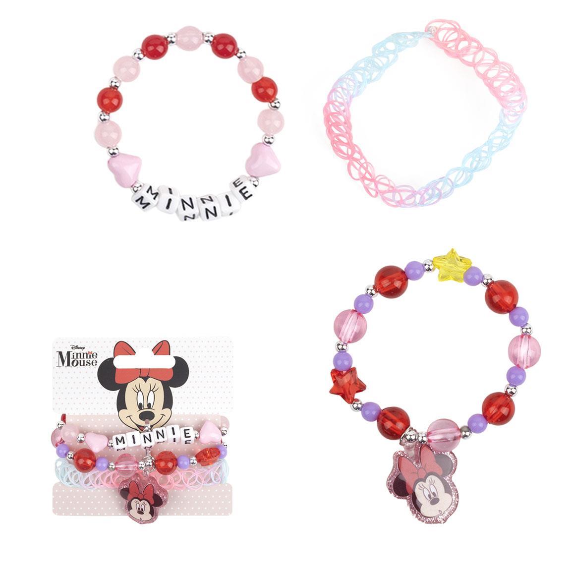 SET 3 BRACCIALETTI MINNIE - DISNEY MINNIE MOUSE - Magic Dreams Store