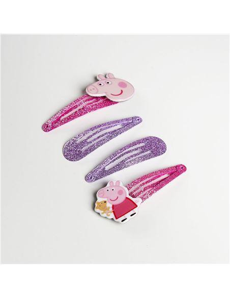 SET 4 MOLLETTE PER CAPELLI MOD. A - PEPPA PIG - Magic Dreams Store