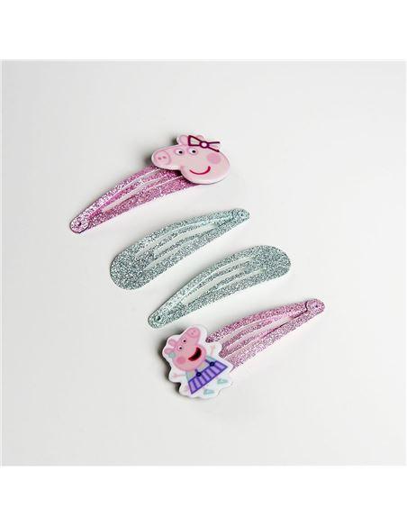 SET 4 MOLLETTE PER CAPELLI MOD. B - PEPPA PIG - Magic Dreams Store