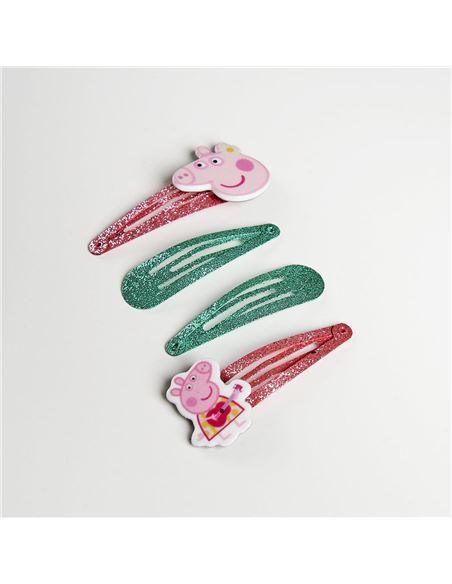 SET 4 MOLLETTE PER CAPELLI MOD. D - PEPPA PIG - Magic Dreams Store