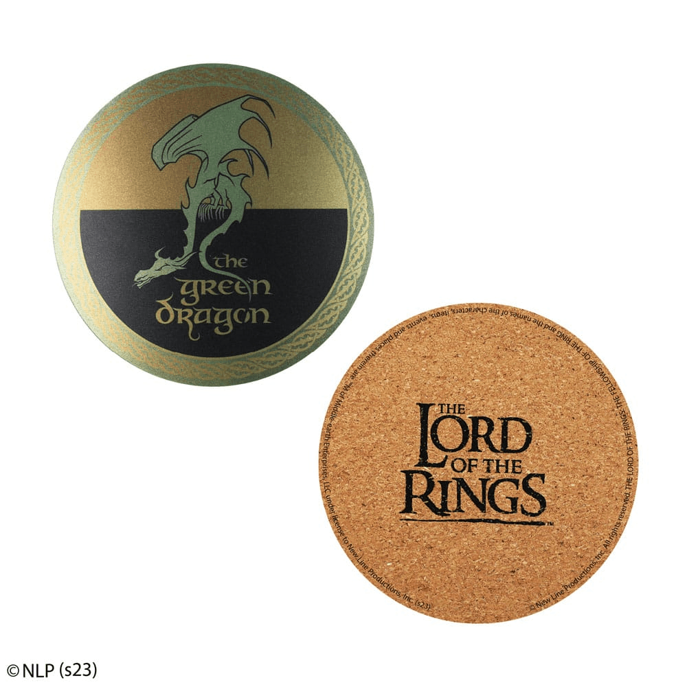 SET 4 SOTTOBICCHIERI - LORD OF THE RINGS - Magic Dreams Store