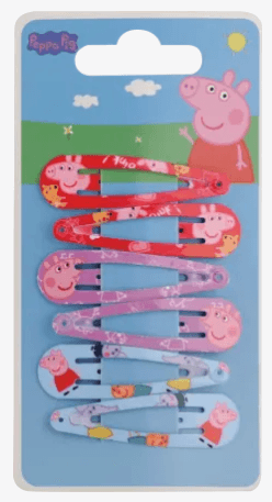 SET 6 MOLLETTE PER CAPELLI MOD. A - PEPPA PIG - Magic Dreams Store