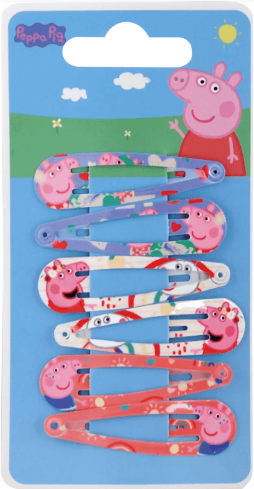 SET 6 MOLLETTE PER CAPELLI MOD. D - PEPPA PIG - Magic Dreams Store