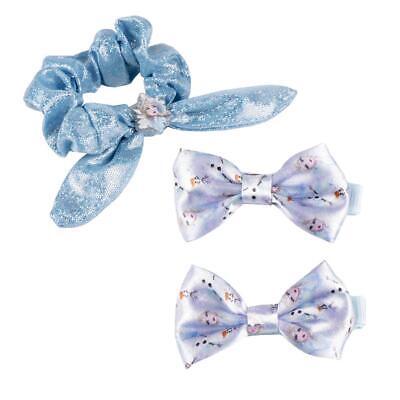 SET ACCESSORI PER CAPELLI 2 FERMAGLI + 1 LACCETTO - FROZEN - Magic Dreams Store