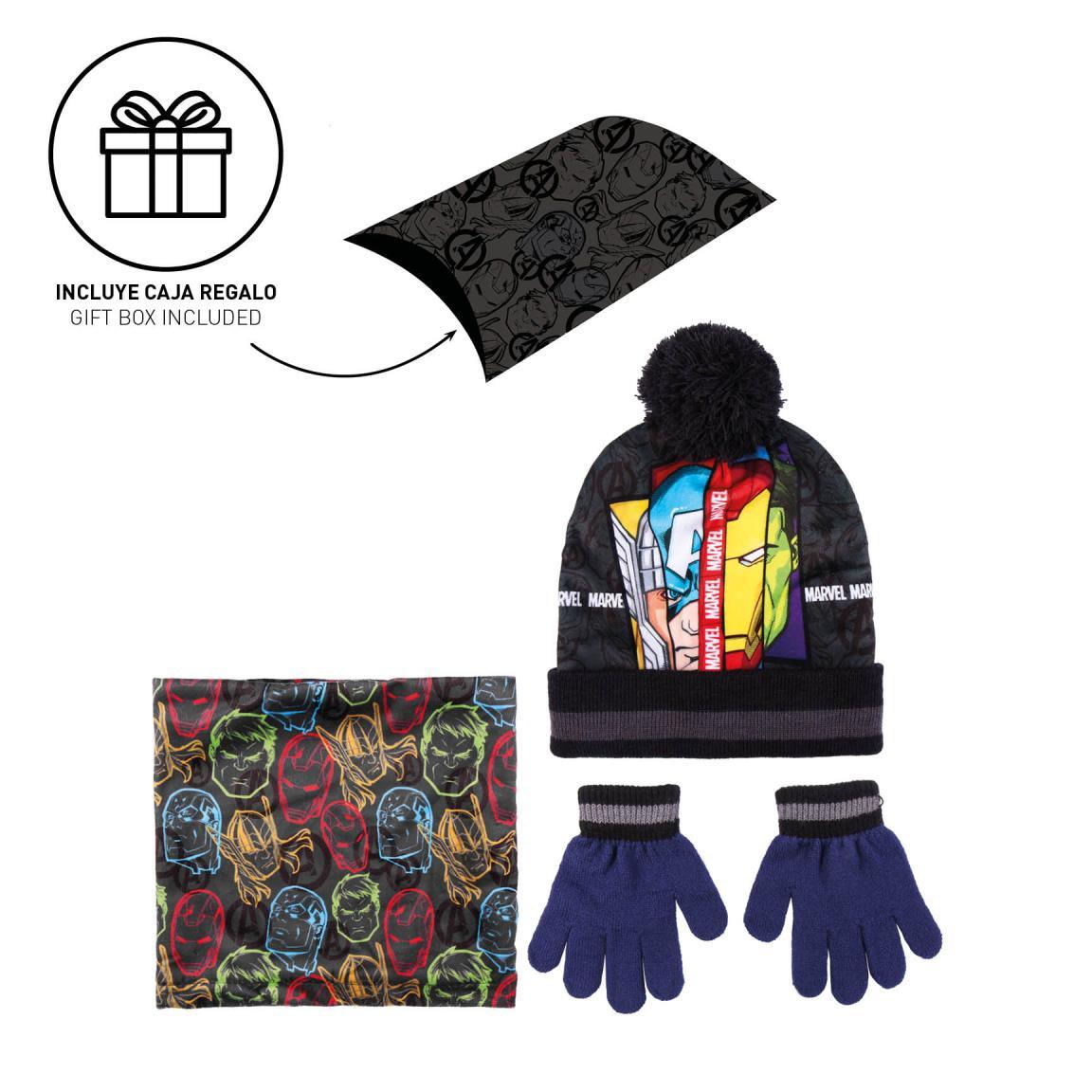 Set Cappellino, scaldacollo e guanti bambino - MARVEL AVENGERS - Magic Dreams Store