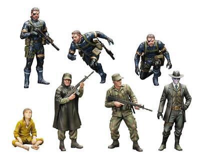 SET COMPLETO FIGURE MODEL KIT 5 CM - METAL GEAR SOLID 5 GROUND ZEROES - Magic Dreams Store