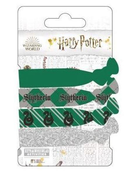 SET DA 4 ELASTICI PIATTI PER CAPELLI MOD. A - HARRY POTTER - Magic Dreams Store