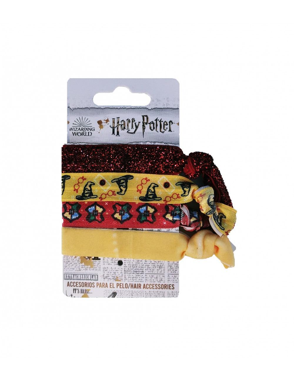 SET DA 4 ELASTICI PIATTI PER CAPELLI MOD. D - HARRY POTTER - Magic Dreams Store