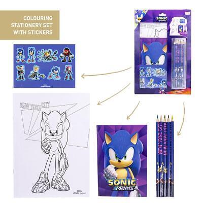 SET DA DISEGNO + ADESIVI - SONIC - Magic Dreams Store