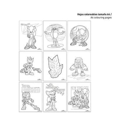 SET DA DISEGNO + ADESIVI - SONIC - Magic Dreams Store