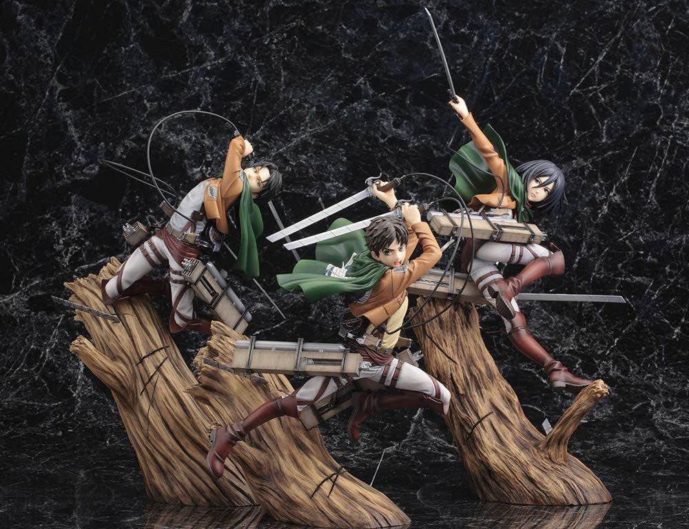 Set figure - Levi Eren & Mikasa - ARTFX J - ATTACK ON TITAN - Magic Dreams Store
