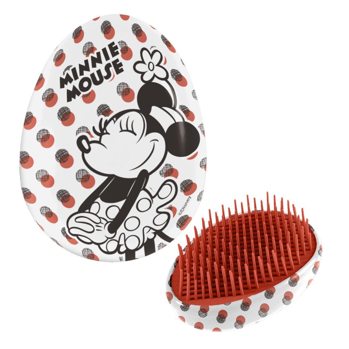 SPAZZOLA OVALE DISTRICANTE 9 x 6.5 CM - MINNIE POIS 1 - Magic Dreams Store