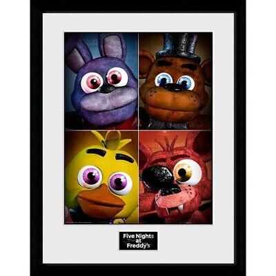 STAMPA IN CORNICE FREDDY CHICA FOXY E BONNIE 30.5 x 40.6 CM - FIVE NIGHTS AT FREDDY'S - Magic Dreams Store