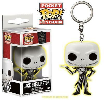 FUNKO POCKET POP JACK SKELLINGTON GLOW IN THE DARK 4 CM - NIGHTMARE BEFORE CHRISTMAS - Magic Dreams Store