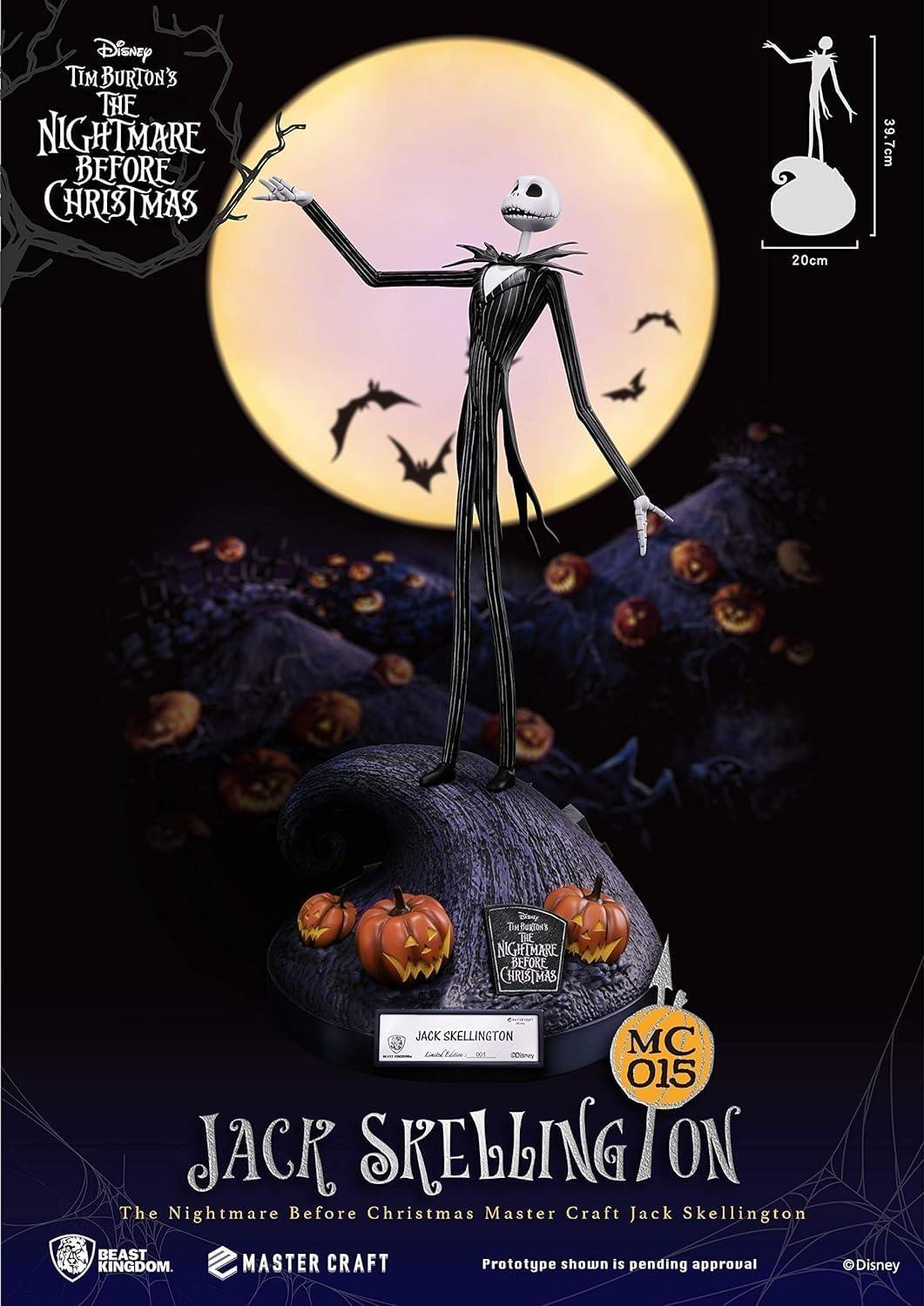 Statua - Jack Skellington Master Craft MC-015 - 40 cm - NIGHTMARE BEFORE CHRISTMAS - Magic Dreams Store