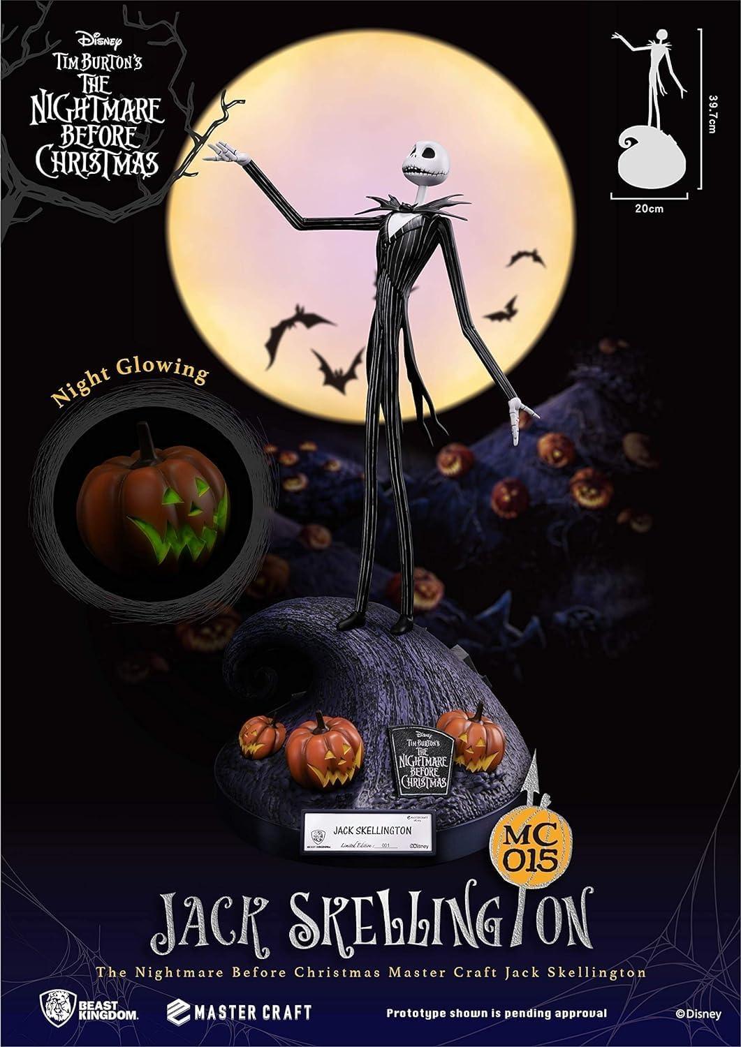 Statua - Jack Skellington Master Craft MC-015 - 40 cm - NIGHTMARE BEFORE CHRISTMAS - Magic Dreams Store