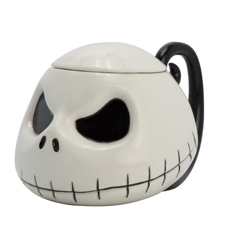 Tazza 3D Jack Skellington con coperchio - 450ml - NIGHTMARE BEFORE CHRISTMAS - Magic Dreams Store