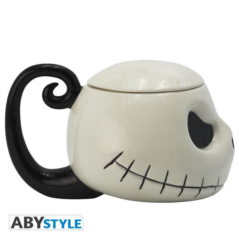 Tazza 3D Jack Skellington con coperchio - 450ml - NIGHTMARE BEFORE CHRISTMAS - Magic Dreams Store