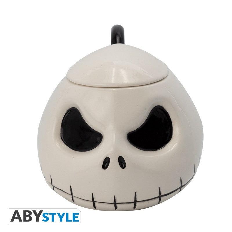 Tazza 3D Jack Skellington con coperchio - 450ml - NIGHTMARE BEFORE CHRISTMAS - Magic Dreams Store