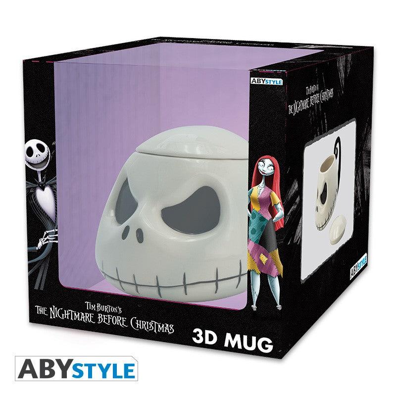 Tazza 3D Jack Skellington con coperchio - 450ml - NIGHTMARE BEFORE CHRISTMAS - Magic Dreams Store