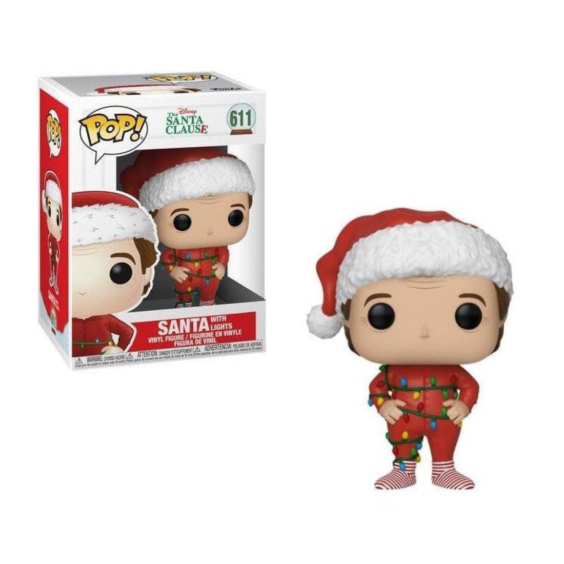 The Santa Clause: Funko Pop! Set - Santa with lights #611 + Santa #610 - Magic Dreams Store