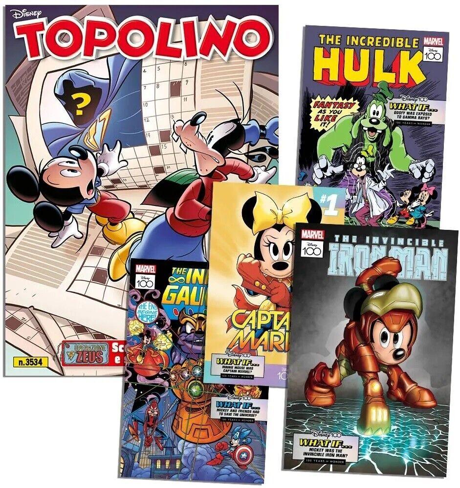 Topolino + Litografie Marvel - Pack 3534, 3536, 3537 [ITA] - Magic Dreams Store