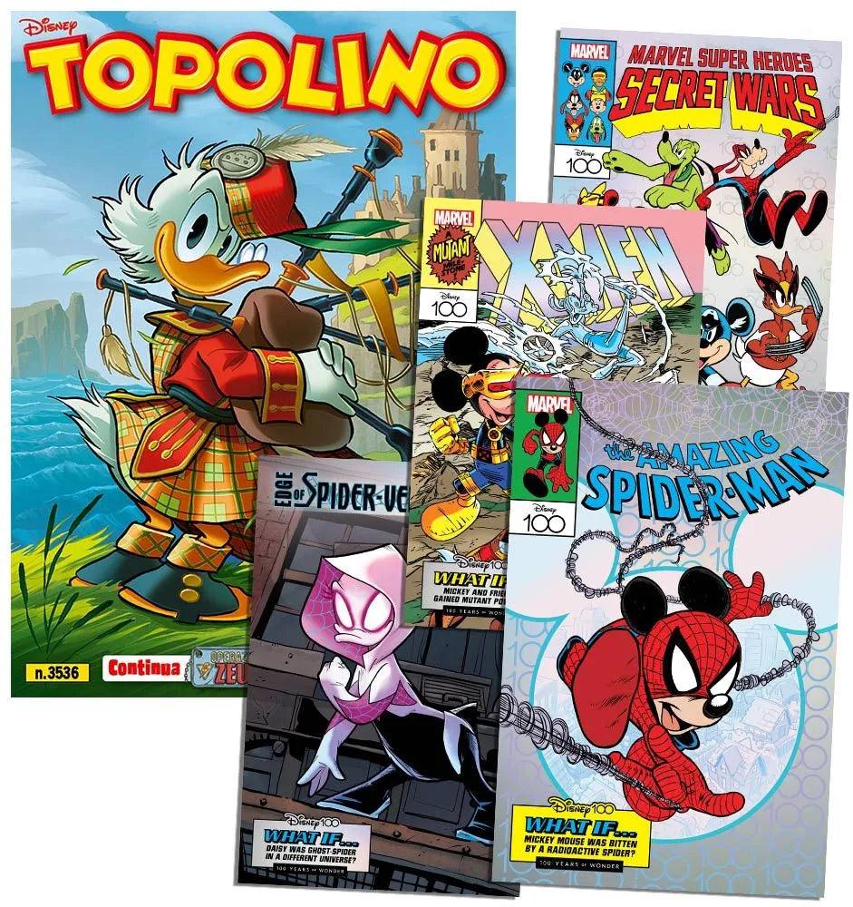 Topolino + Litografie Marvel - Pack 3534, 3535, 3536 [ITA] - Magic Dreams Store