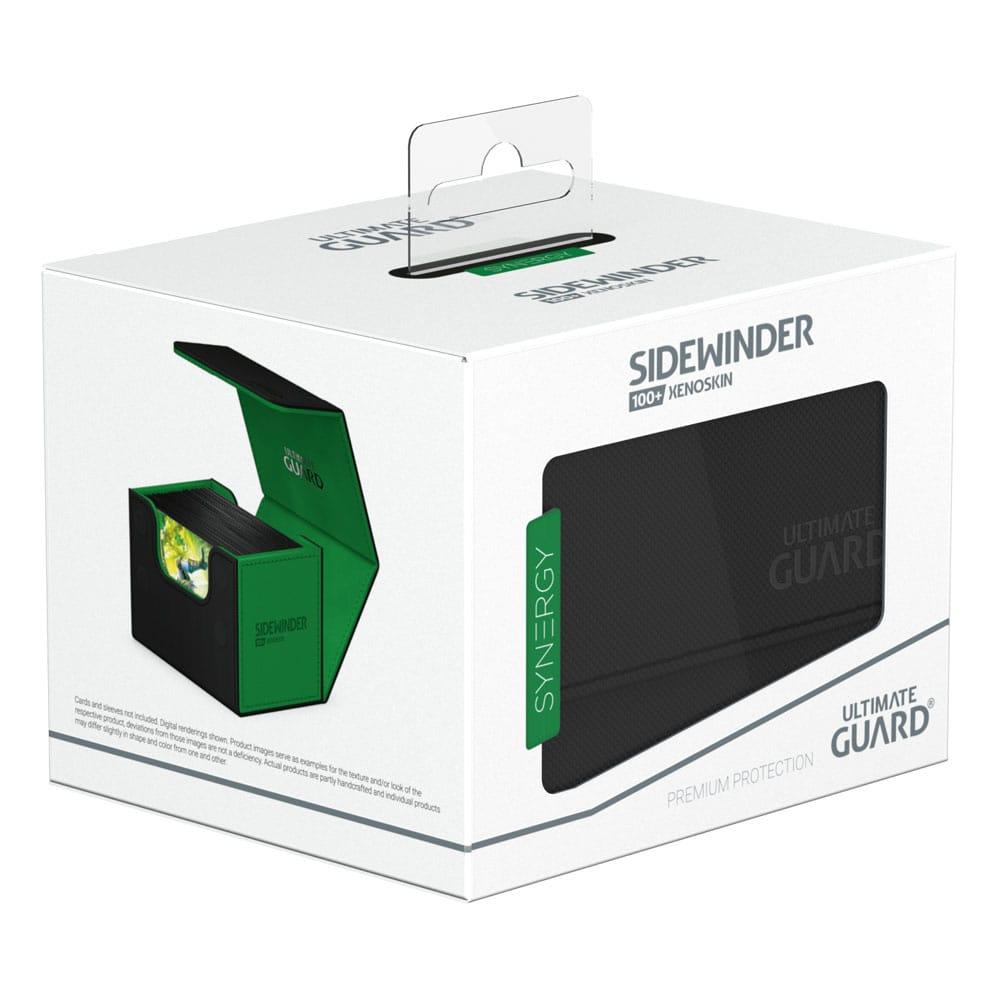 Ultimate Guard - Sidewinder 100+ XenoSkin SYNERGY Black/Green - Magic Dreams Store