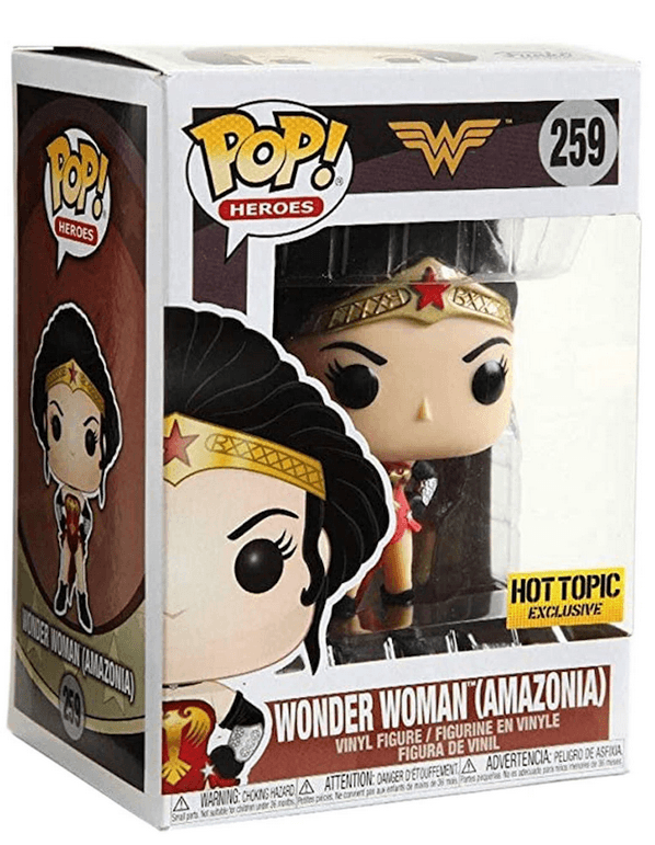 Wonder Woman: Funko Pop! Heroes - Wonder Woman (Amazonia) #259 Hot Topic - Magic Dreams Store