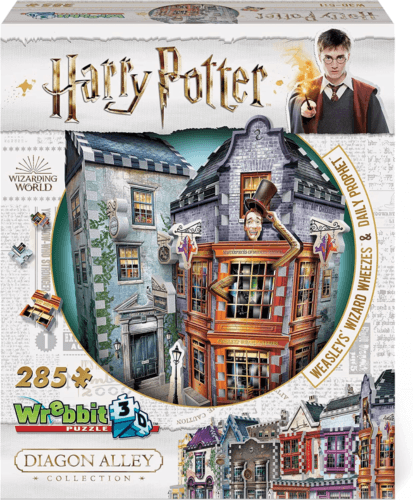 HARRY POTTER - 3D Puzzle 285 Pz - Weasley Shop - Magic Dreams Store