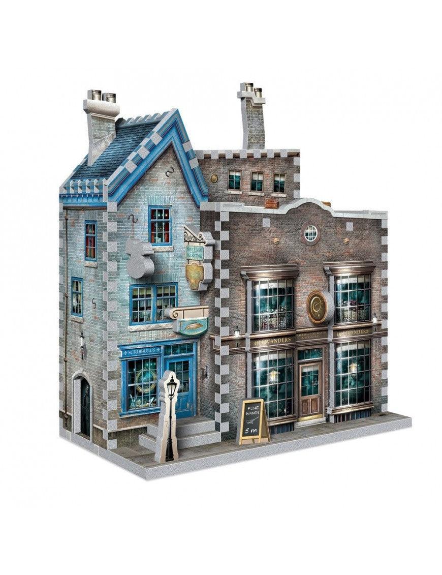 HARRY POTTER - Puzzle Wrebbit 3D Diagon Alley Collection - Olivanders e Scribbu - Magic Dreams Store